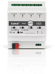 SATEL KNX-SA41 4 csatornás KNX kapcsoló működtető egység