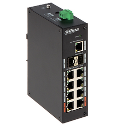 Switch Dahua PFS3211-8GT-120-V2 - 8 porturi, administrat, PoE, Gigabit