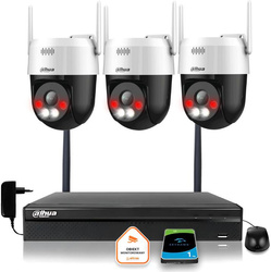 Dahua IP surveillance kit wireless 3 cameras 5MPx P5AE-PV DVR 1TB