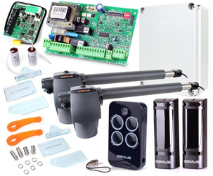 Kit Genius G-Bat 400 pour portails à double battant de 8m