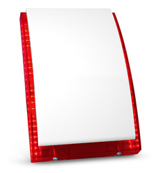 Wireless outdoor siren SATEL MSP-300 R red