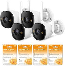 Set of 4 Imou bullet 3 5MP IP cameras with Imou Protect clouds