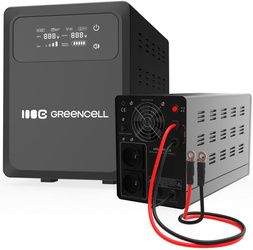 Greencell PowerCore 1200VA 800W AVR 12VDC UPS with LCD display
