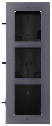 Frame with flush mount box. 3-module HIKVISION DS-KD-ACF3/Plastic
