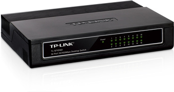 Switch TP-Link TL-SF1016D 16-Port 10/100 Mbps Fast Ethernet Adapter
