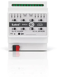 SATEL KNX 8 csatornás bináris bemeneti KNX-BIN24 működtető KNX-BIN24