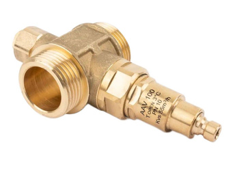 Valvola antigelo AFRISO AAV 100, G1", PN10, Kvs 55 m3/h, temperatura di apertura 3°C [17 100 00]