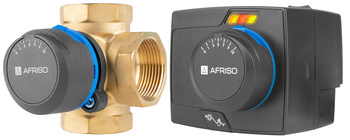 Control set: aRV 485 ProClick 4-way valve DN32, Rp1 1/4 inch, Kvs 16 and ARM 343 ProClick actuator