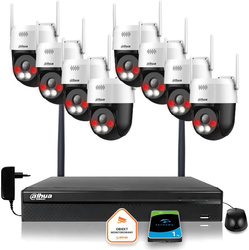 Dahua IP surveillance kit wireless 8 cameras 5MPx P5AE-PV DVR 1TB