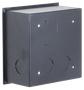 Dahua VTM79 aluminum flush box black for 1 module 133 x 133 x 68 mm