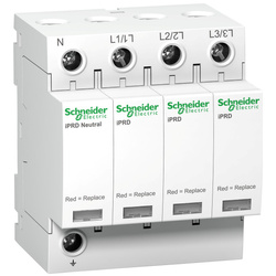 Surge arrester iPRD65r-T2-3N 3+1-pole Type2 65 kA with contact