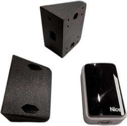 Angle mounting bases for photocells Nice EPM/EPMB, set of 2 pieces