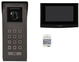 VIDOS 2IP S200 video intercom with M200B-X monitor single-family set