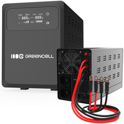Greencell PowerCore 2000VA 1200W AVR 24VDC UPS with LCD display