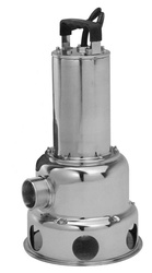 PRIOX 50-500/11 M AUT V230/Hz50 - submersible pump for sewage and dirty water (free passage 50 mm), Qmax=500 l/min, Hmax= 11 m, housing and impeller made of