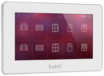 INT-TSH2-B graphical keypad with touch screen for alarm systems